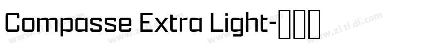 Compasse Extra Light字体转换